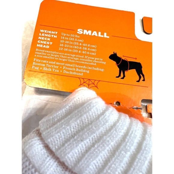 Hyde & Eek Small Halloween Pet Dog Sweater New With Tags‎ - Picture 3 of 3